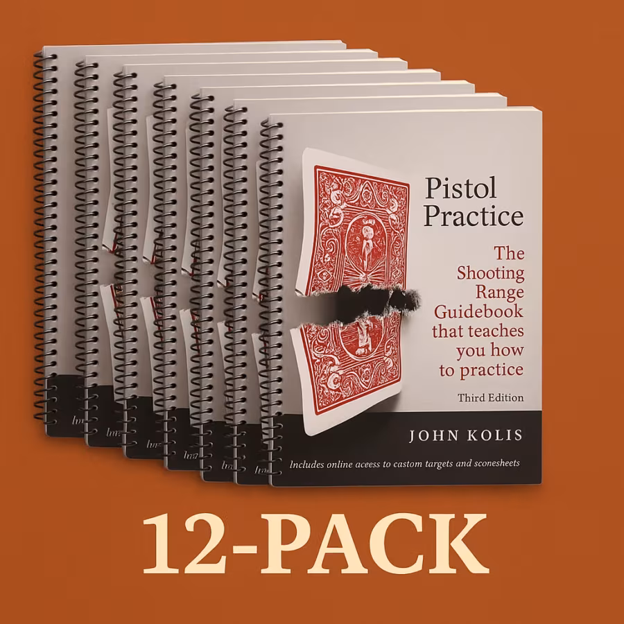 12 Pack Pistol Practice Shooting Rage Guidebook