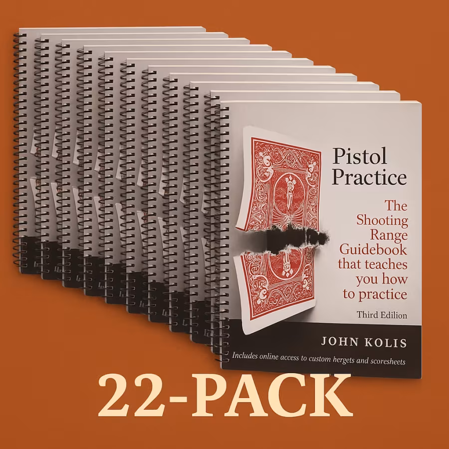 22 Pack Pistol Practice Shooting Rage Guidebook