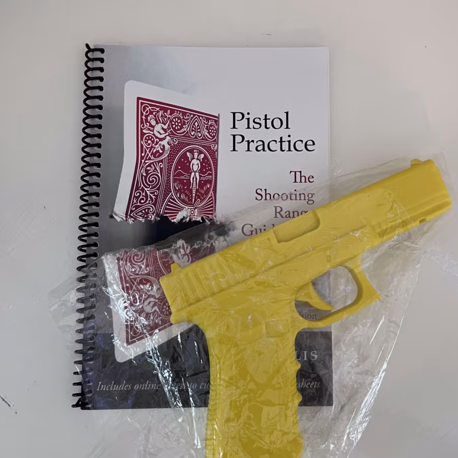 Training Pistol & Book Bundle